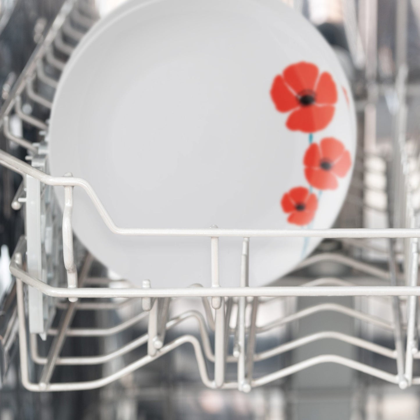 Lewis's 12 Piece Dinner Set Poppy