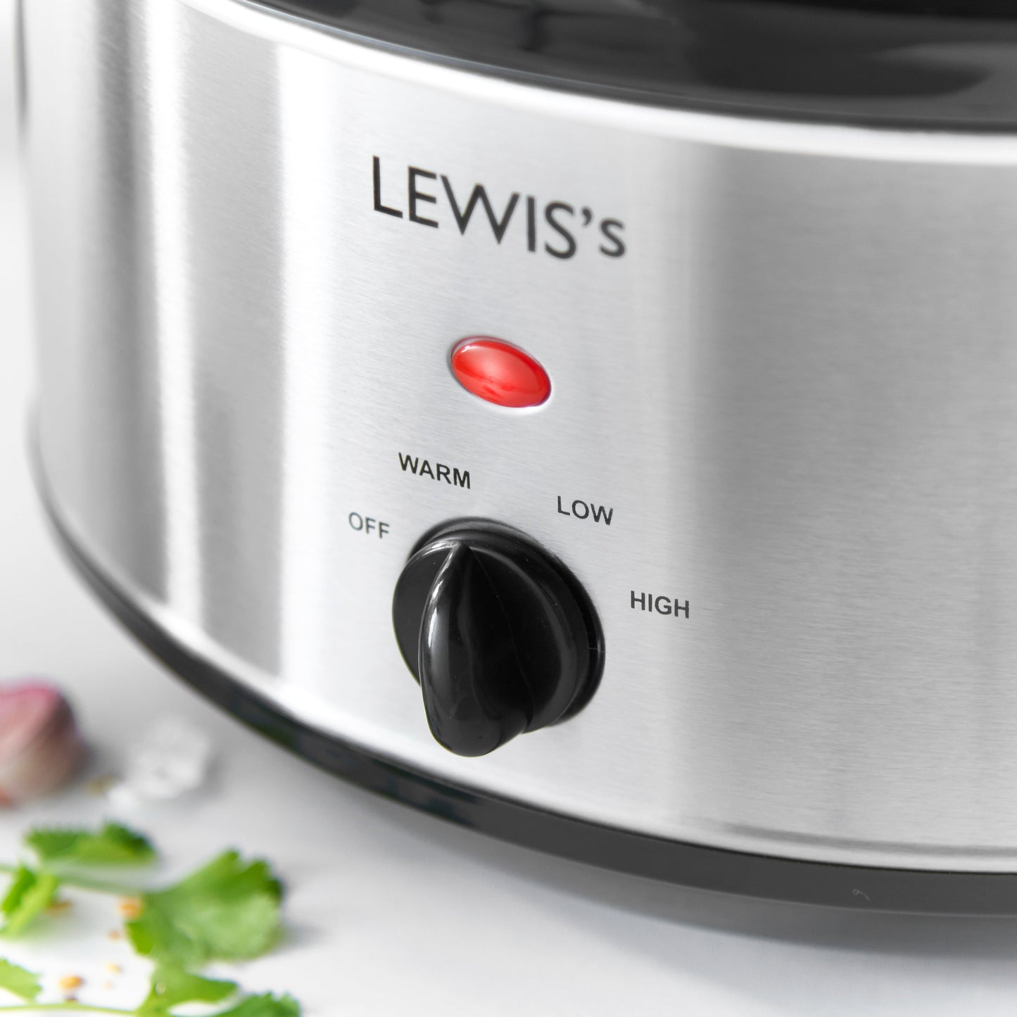 Lewis's Slow Cooker 3.5L Stainless Steel