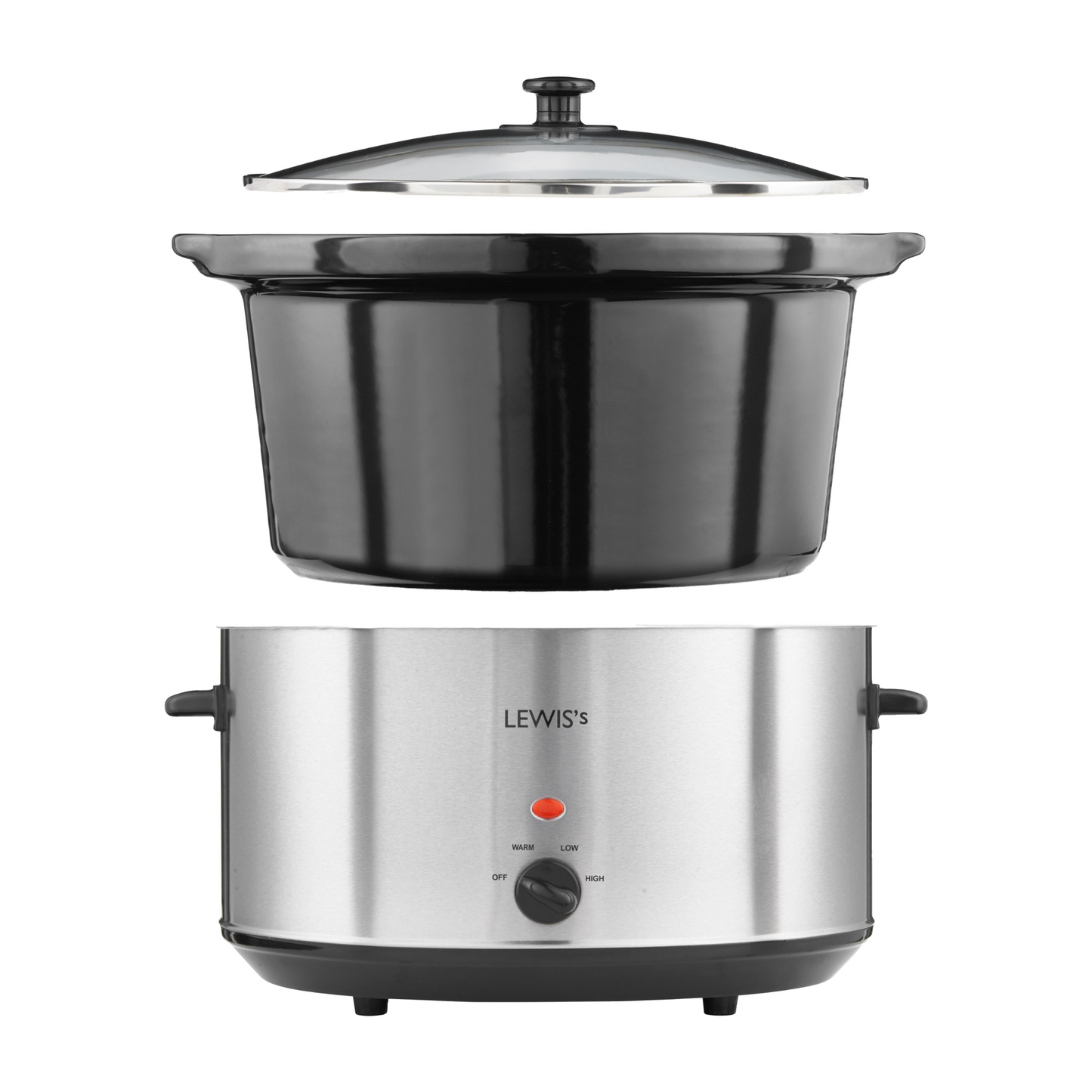 Lewis's 8L Stainless Steel Slow Cooker