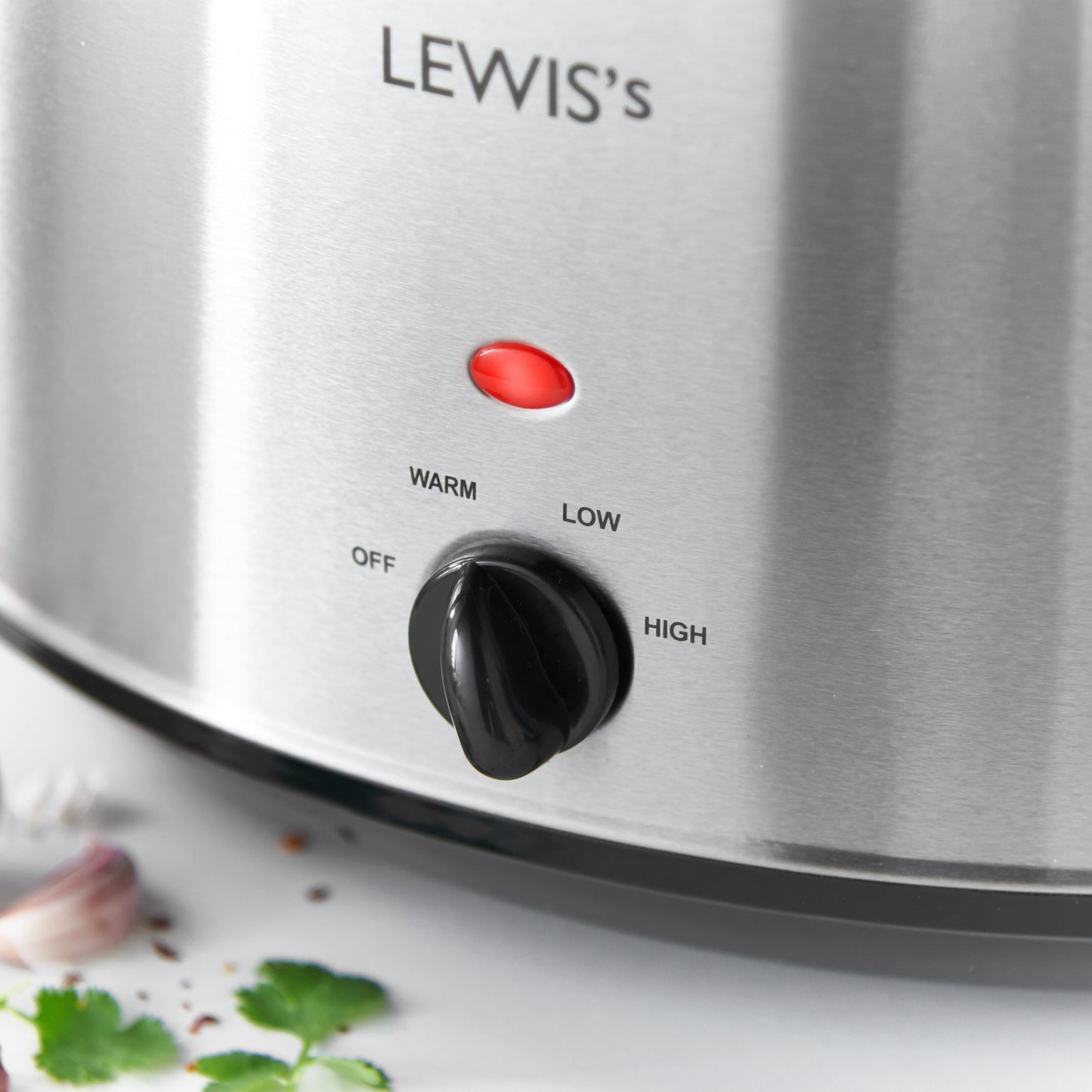 Lewis's 8L Stainless Steel Slow Cooker