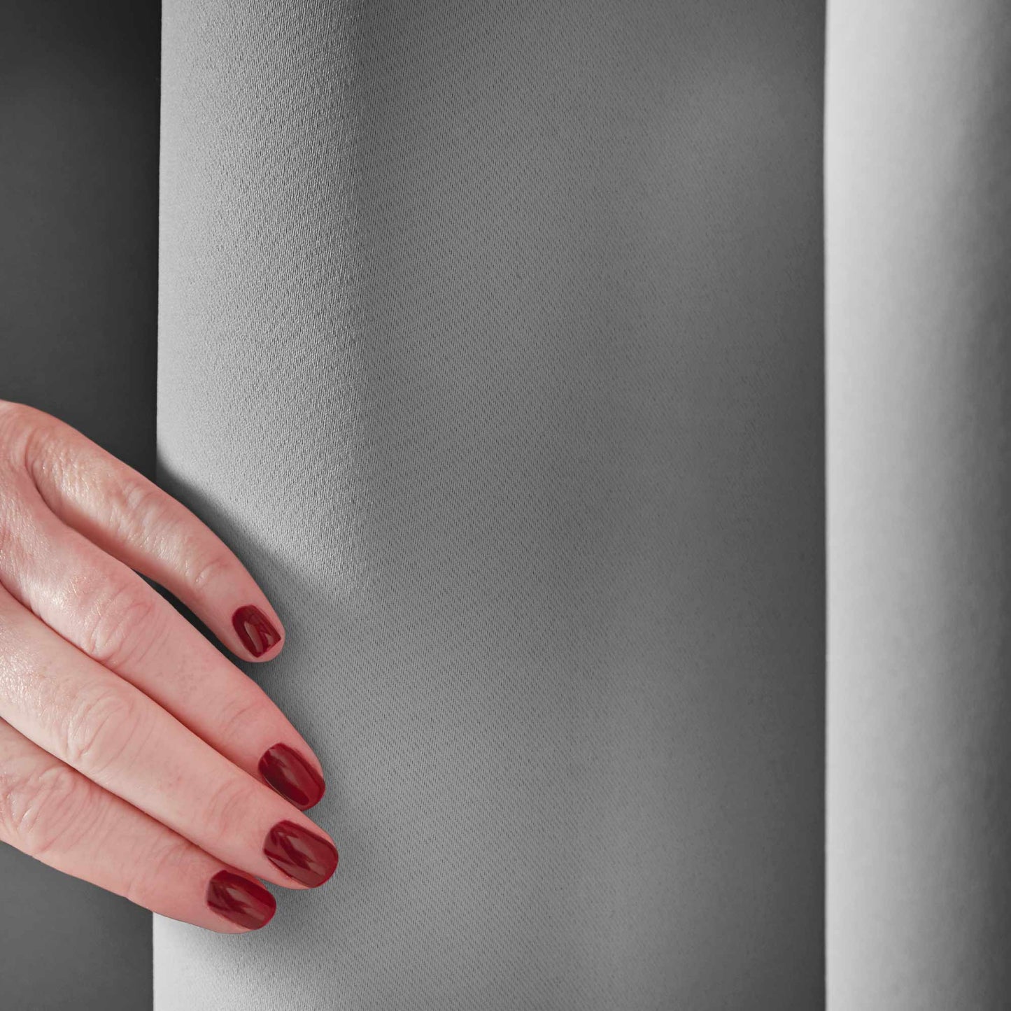 Eclipse Soft Touch Blockout Eyelet Curtains - Silver