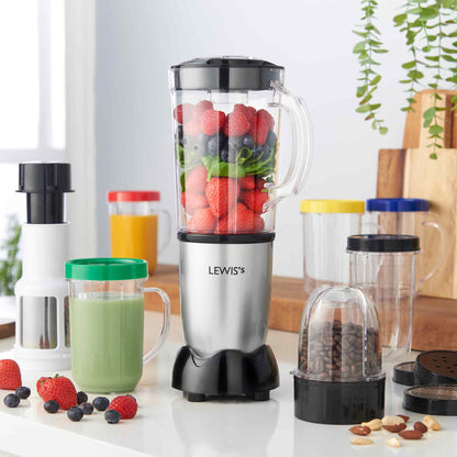 Lewis's 8-in-1 Multi Blender Home Kitchen Appliance Blend Smoothies Soups