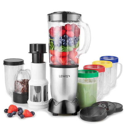 Lewis's 8-in-1 Multi Blender Home Kitchen Appliance Blend Smoothies Soups