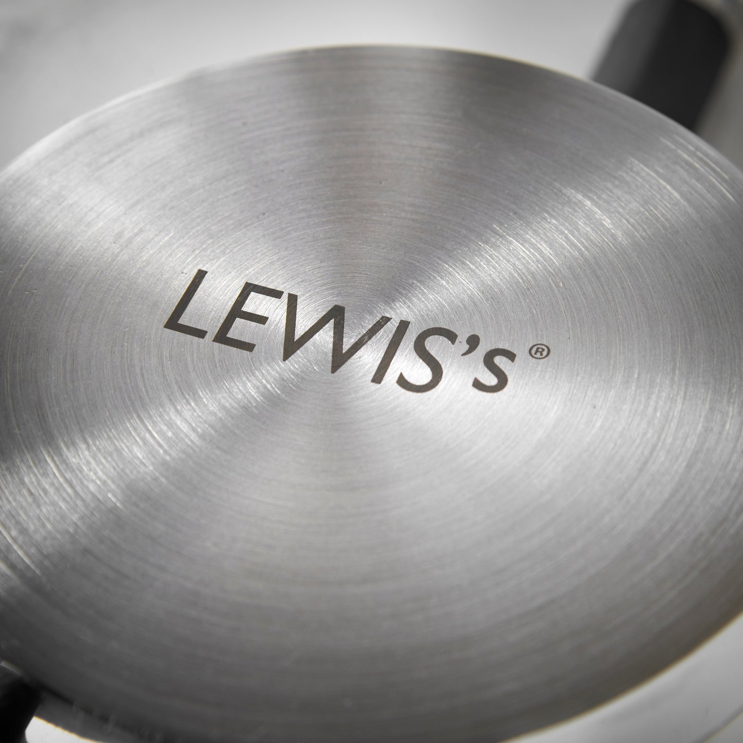 Lewis's 5 Piece Stainless Steel Pan Set with Bakelite Handle & Knob Home Kitchen