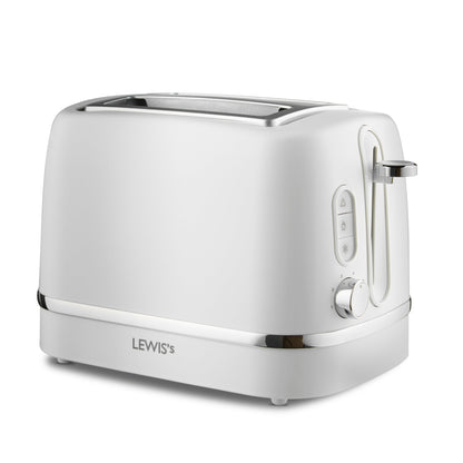 Lewis's Manhattan 2 Slice Toaster - White