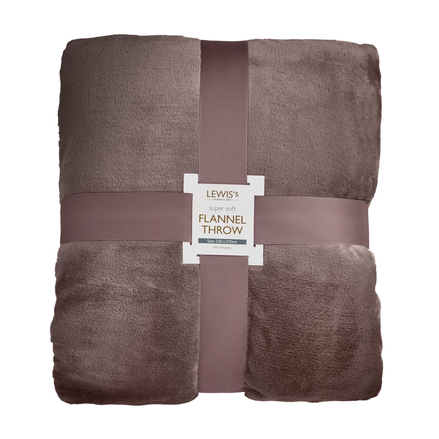 Super Soft Flannel Throw - Mocha