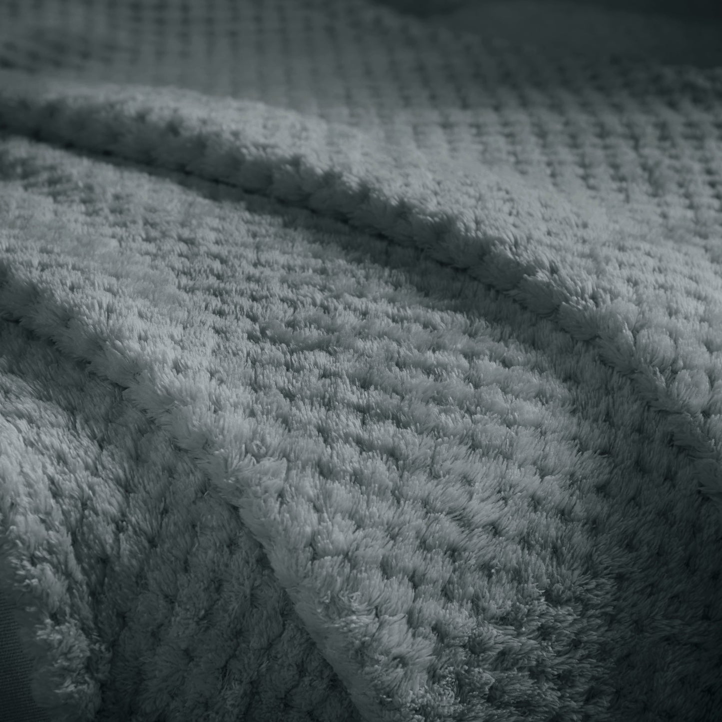 Super Soft Waffle Throw - Charcoal