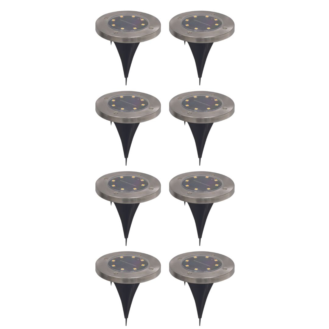 Outdoor Solar Ground Lights Pack of 8