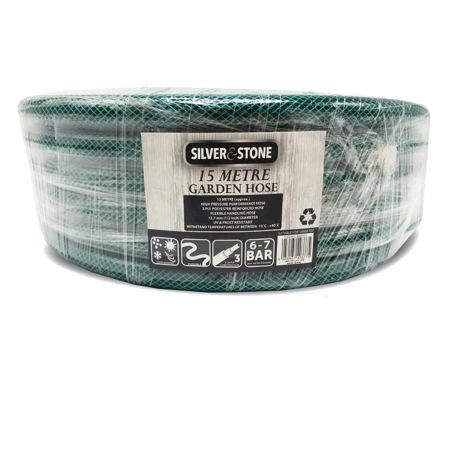 Silver & Stone 15m Garden Hose