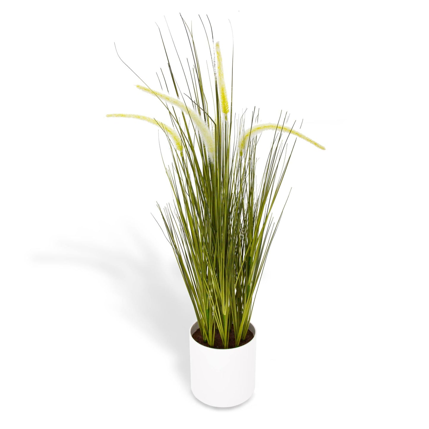 Artificial Pennusetum Grass in a Pot