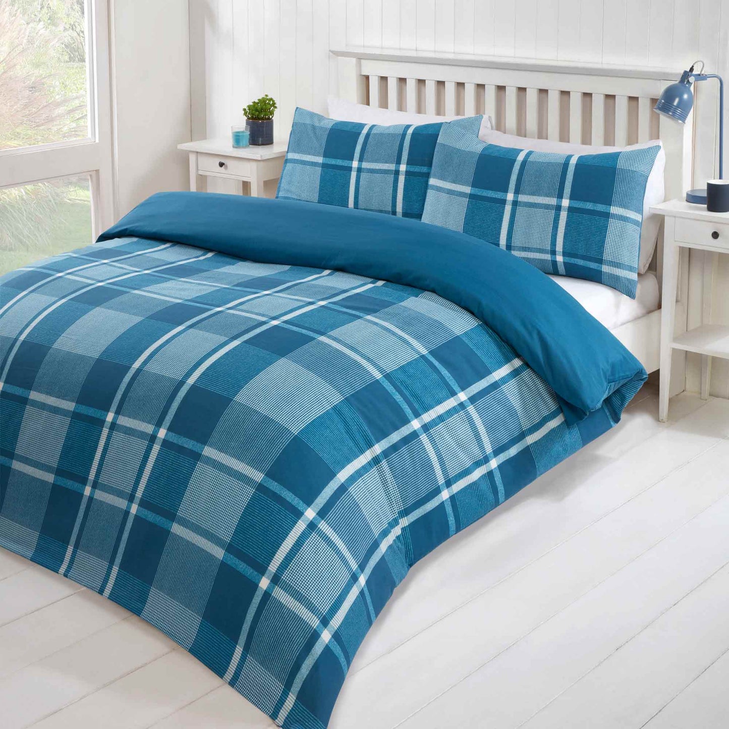 Hampton Duvet Set - Teal