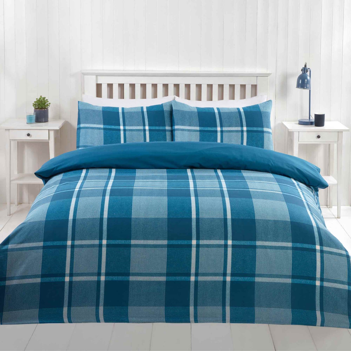 Hampton Duvet Set - Teal