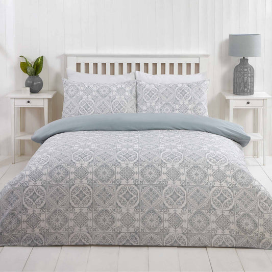 Porto Duvet Set - Grey