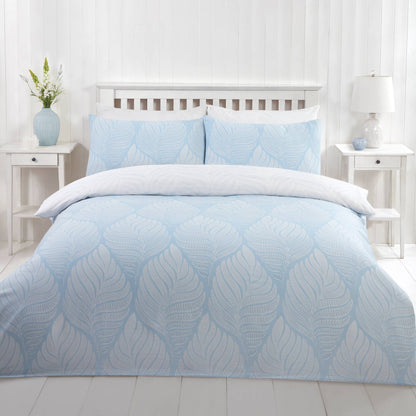 Foglia Duvet Set - Blue