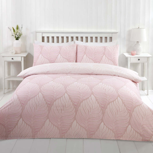 Foglia Duvet Set - Pink