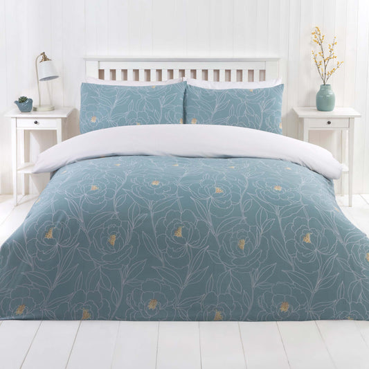 Linea Duvet Set - Teal