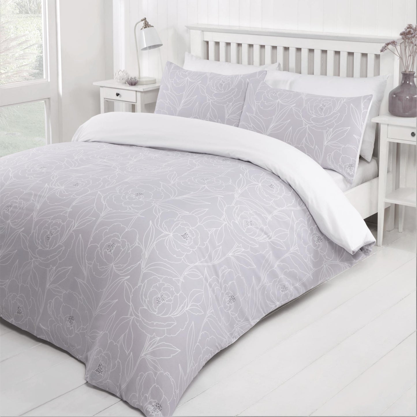 Linea Duvet Set - Grey