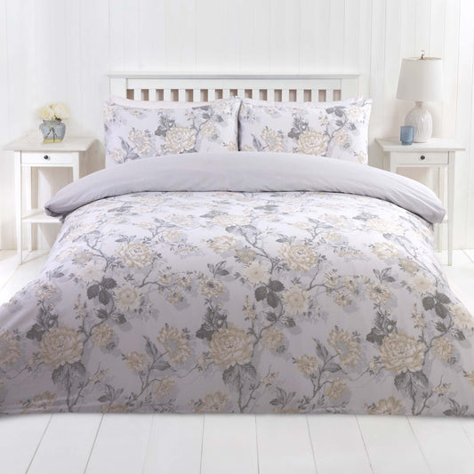 Fauna Duvet Set - Grey/Cream