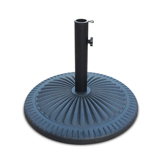 Lewis's Milano Pattern Effect Parasol Base – Cast Iron Parasol Base 13kg