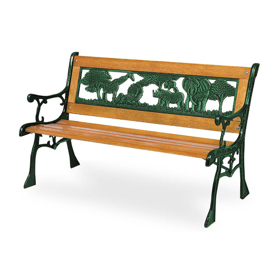 Silver & Stone Children’s Safari Garden Bench 80 x 40 x 48cm