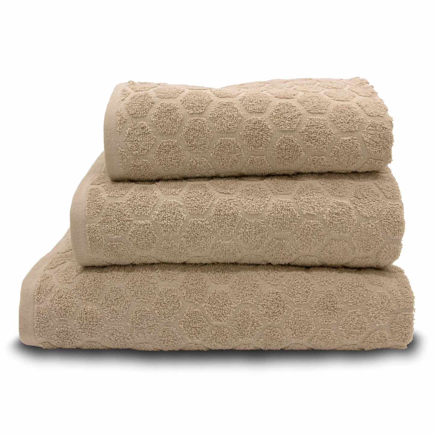 Honeycomb 100% Cotton Towel Range - Natural