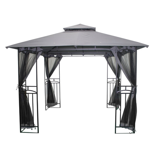 Silver & Stone Outdoor Winchester Premium Gazebo 3m x 3m - Grey