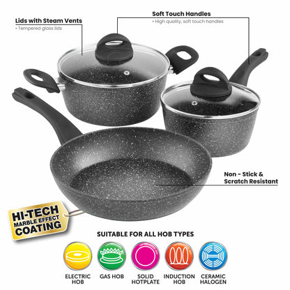 Sovereign Stone Pan Set Home Living Kitchen Frying Cooking Pans