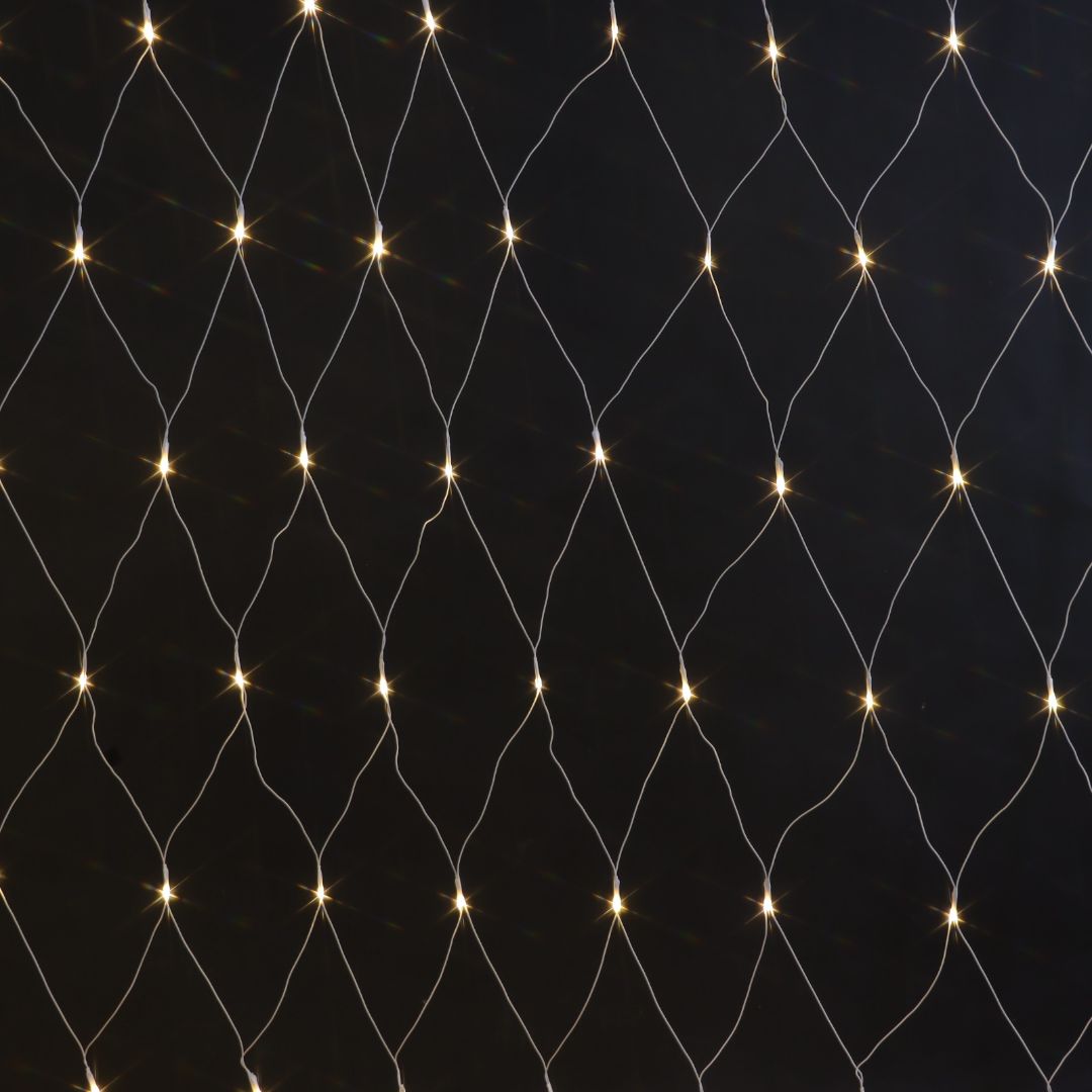 Christmas Sparkle Outdoor Net Lights x 200 3m x 2m - Warm White