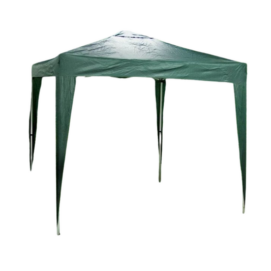 Silver & Stone Outdoor Pop Up Garden Gazebo 3m x 3m Dark Green