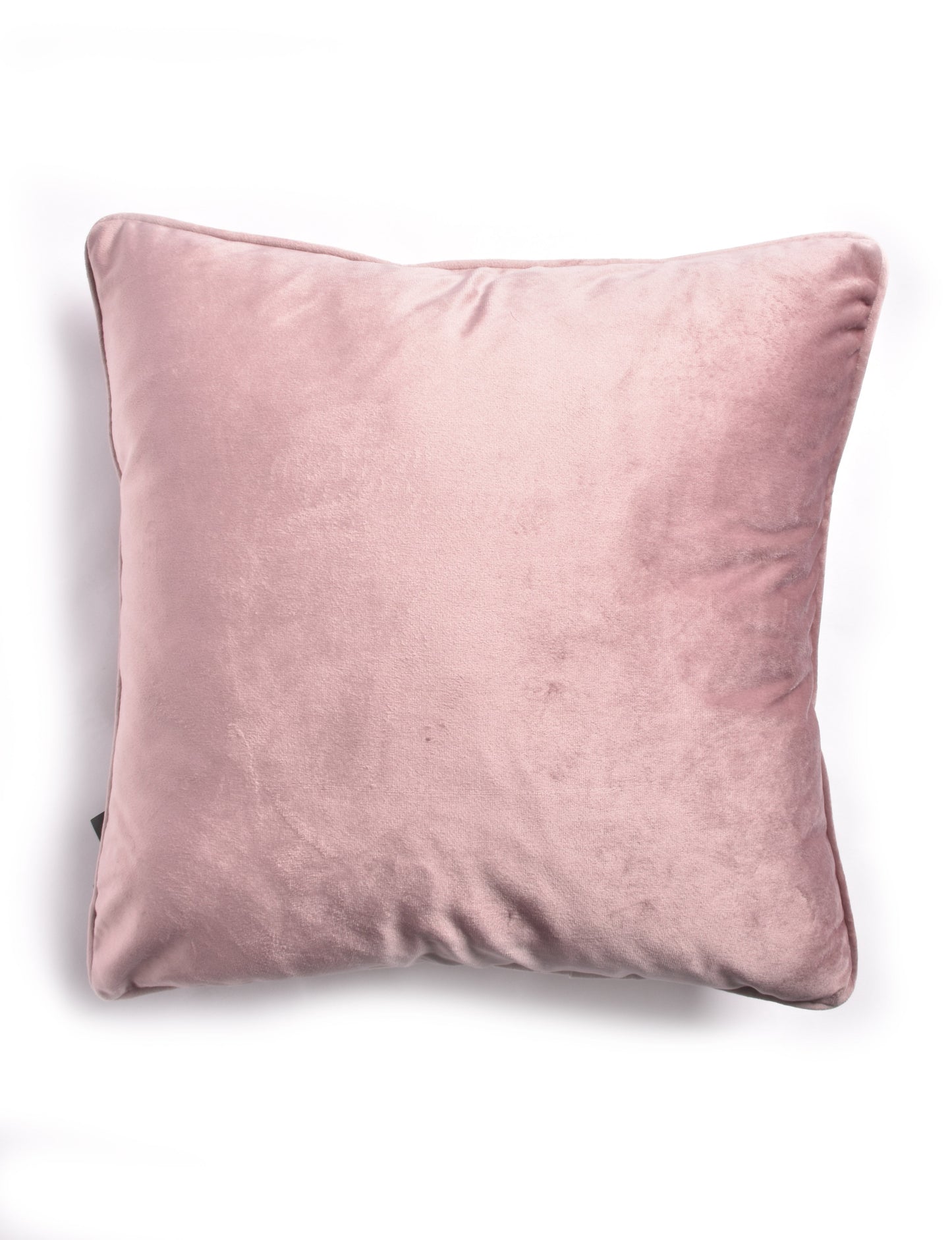 French Velvet Piped Cushion Cover - Blush