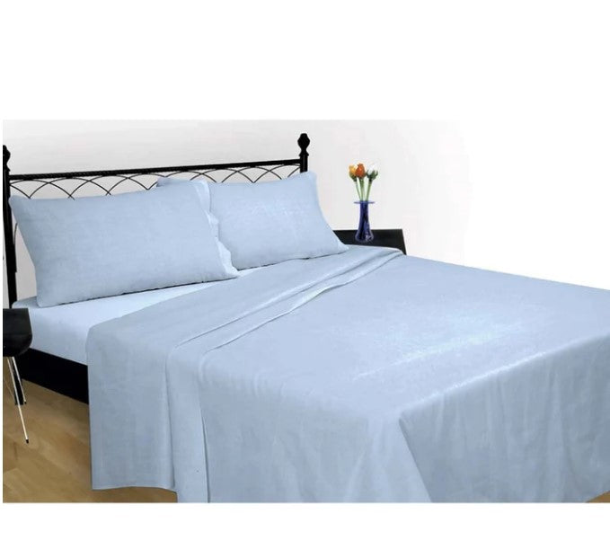 Brushed Cotton Sheet Range - Blue